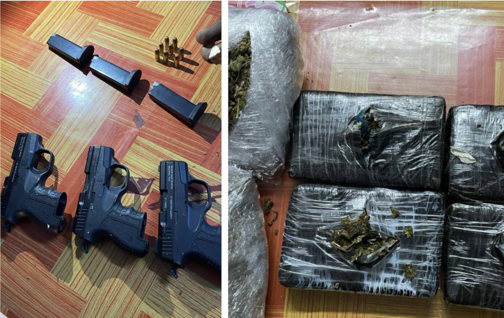 Linden businesswoman and driver arrested after guns and marijuana found in truck